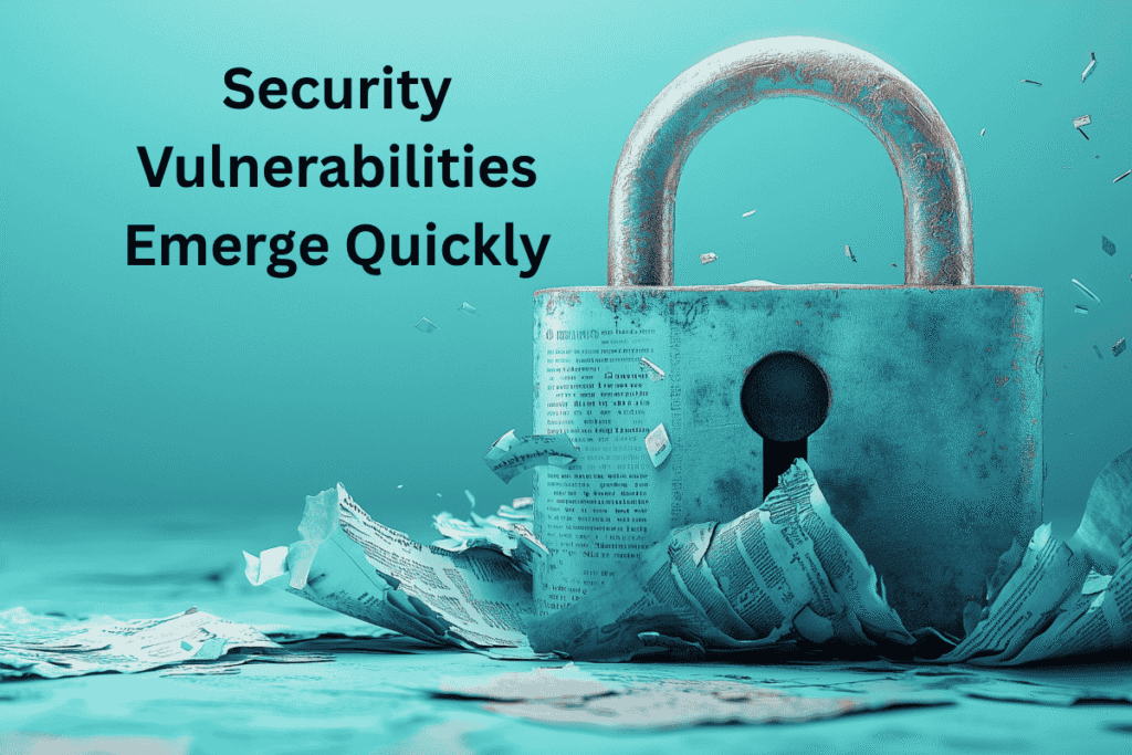 Security Vulnerabilities Emerge Quickly