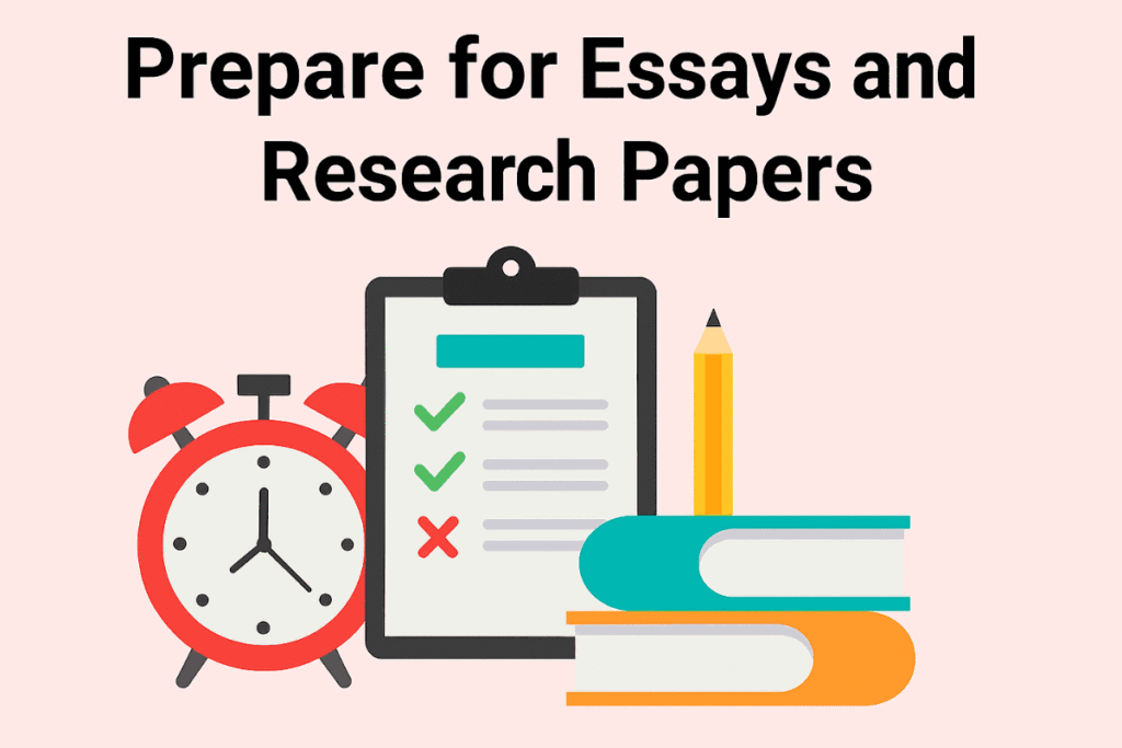 Prepare for Essays and Research Papers