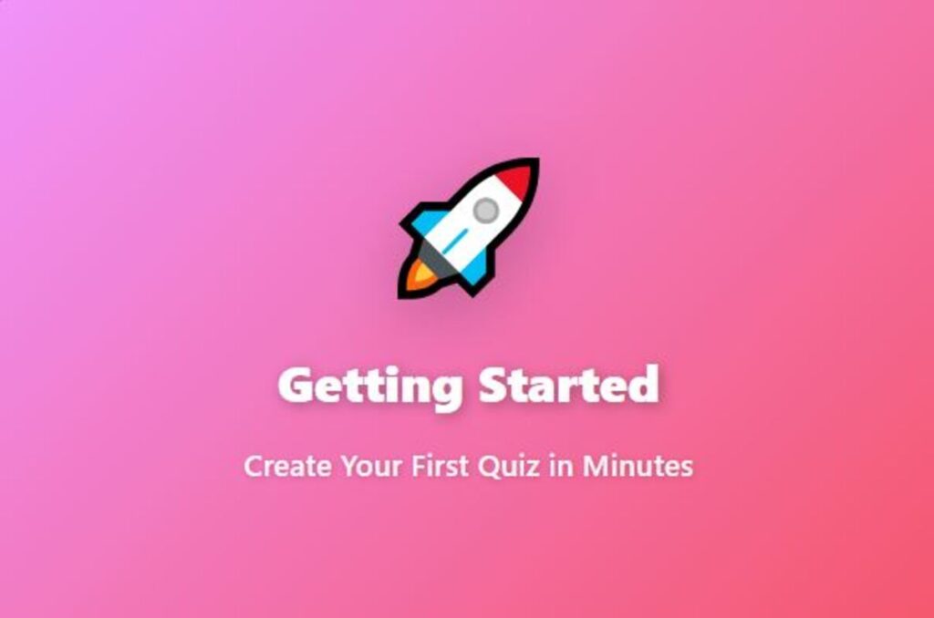 Creating Your First Quiz