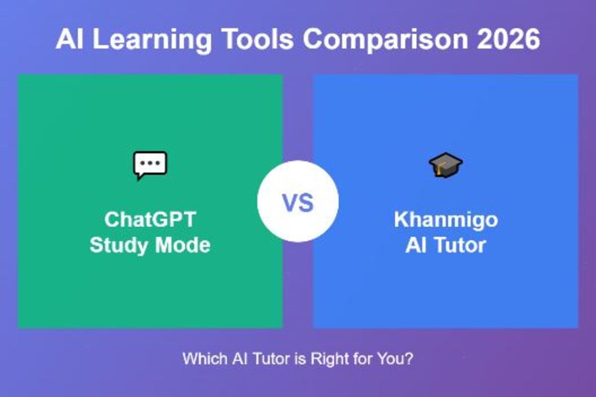 ChatGPT Study Mode vs Khanmigo