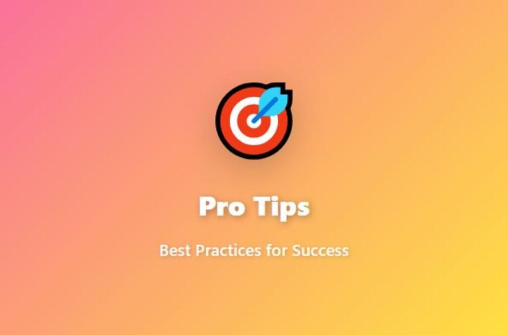 Best Practices for Success