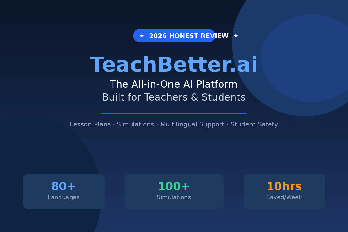 TeachBetter.ai Review 2026