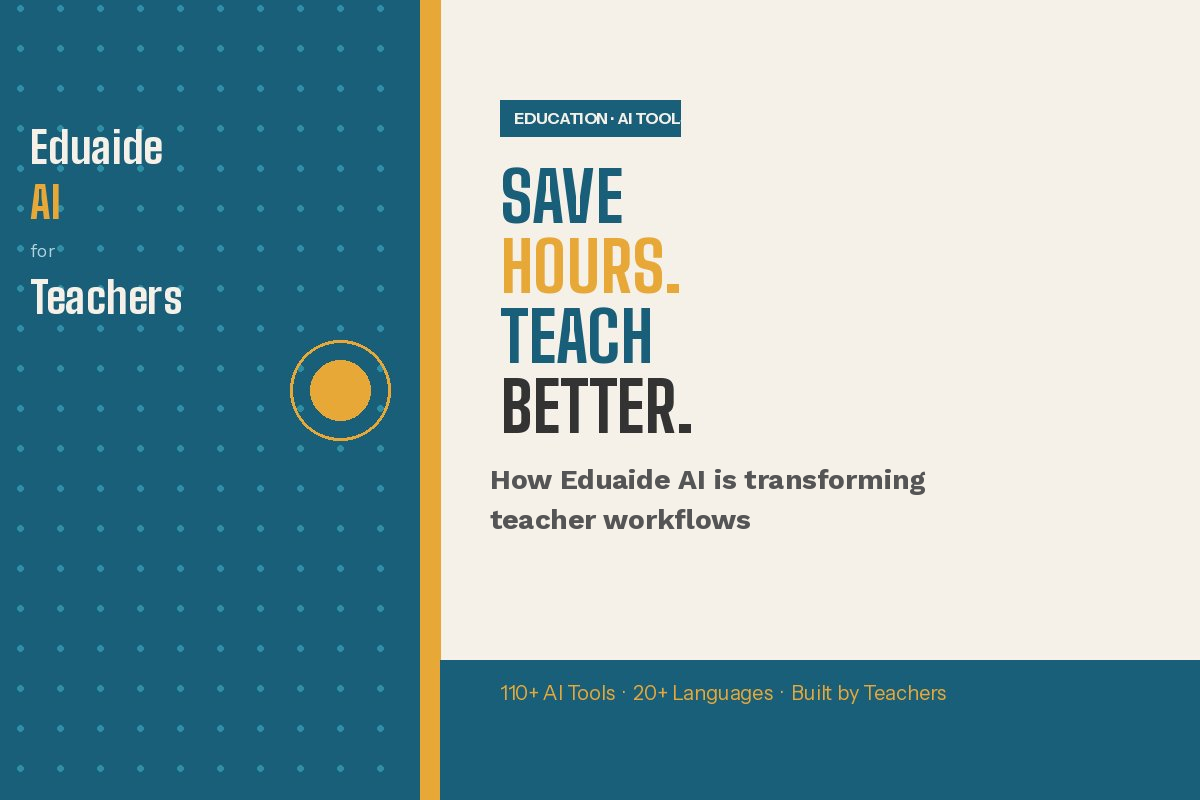 Eduaide ai for Teachers