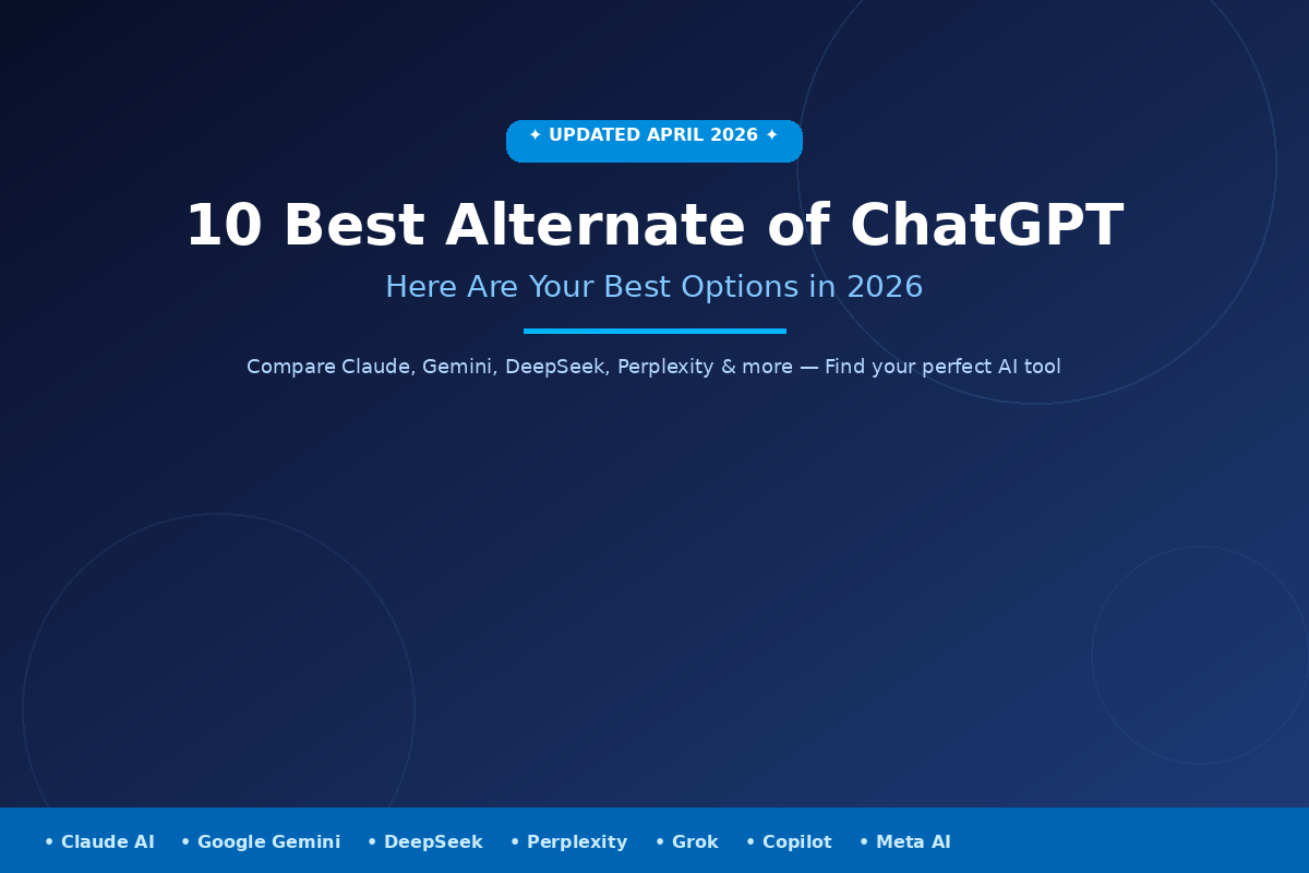 10 Best Alternate of ChatGPT