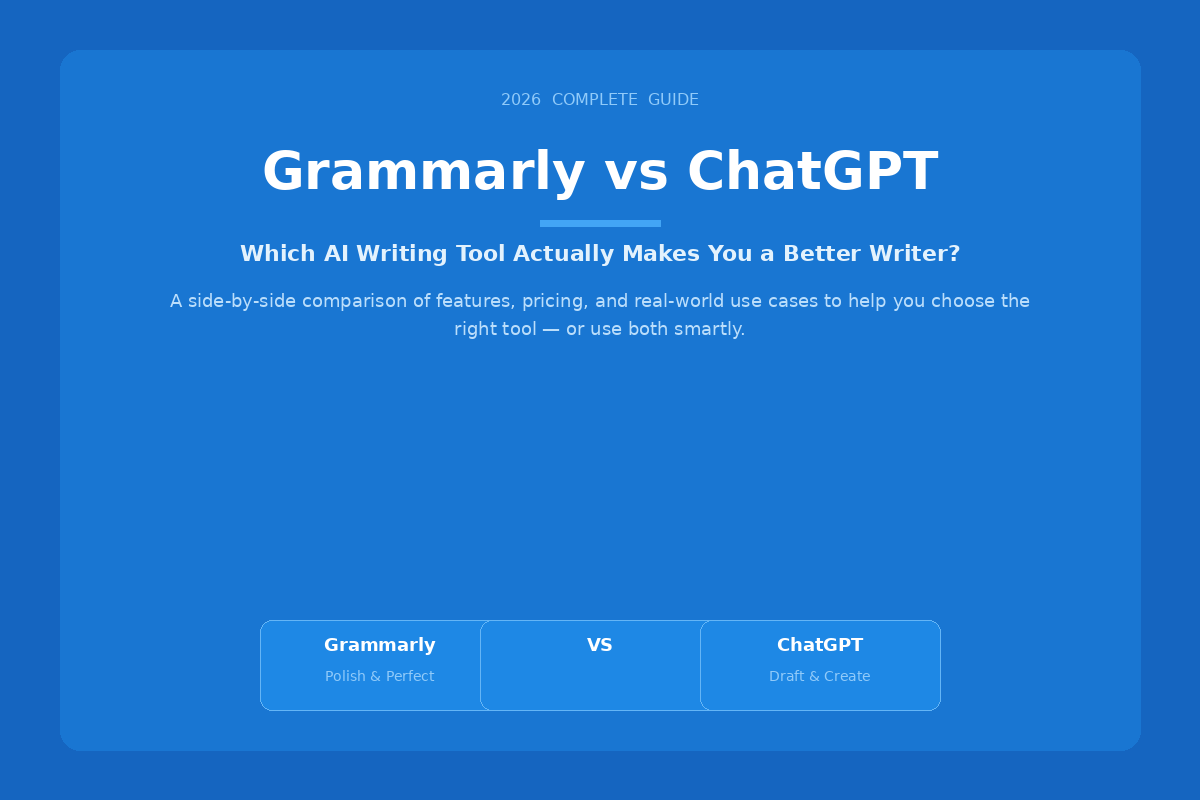 Grammarly vs ChatGPT
