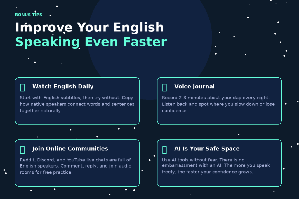 Bonus Tips to Improve Faster