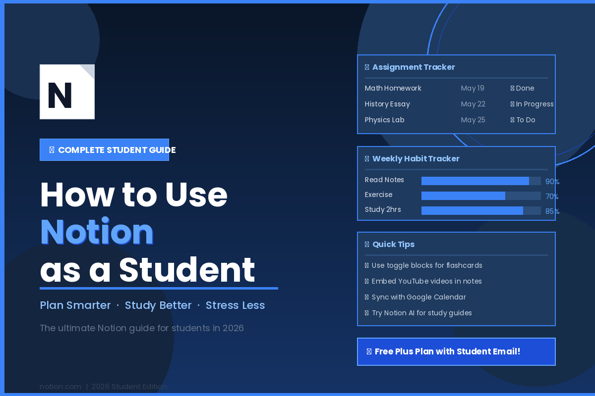 How to Use Notion as a Student