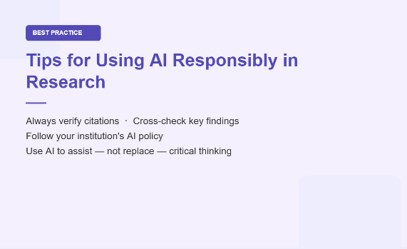 Tips for Using AI Tools Effectively in Academic Research