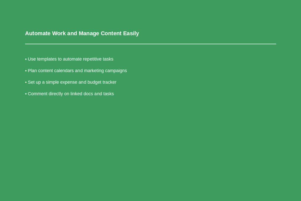 Automate Repetitive Tasks with Templates