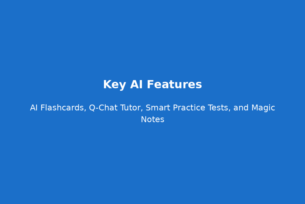 Key Features of Quizlet AI