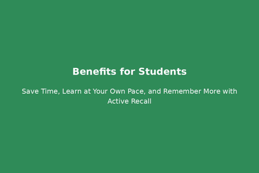 Benefits of Quizlet AI for Students