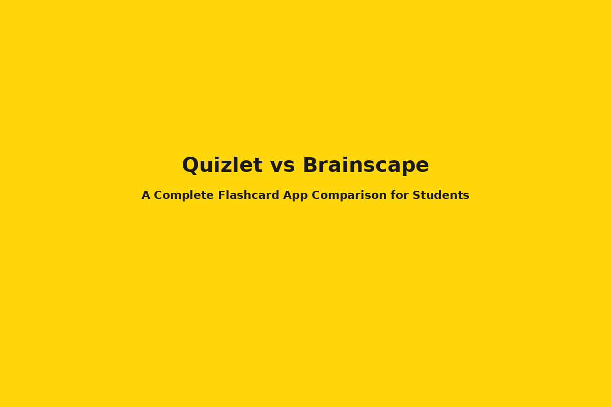 Quizlet vs Brainscape