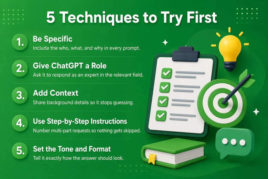 5 techniques to try first